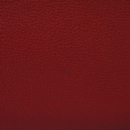 Celine Soft Grained Calfskin Medium Belt Cabas Phantom Coquelicot 13 of 16