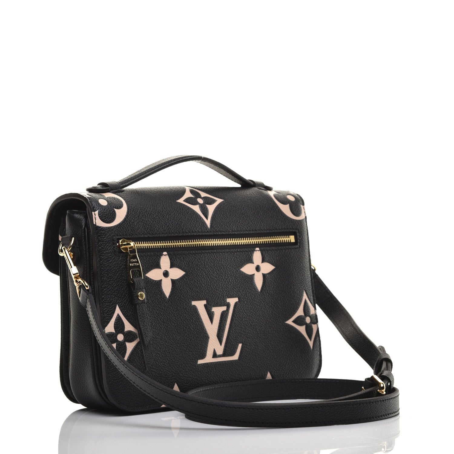 Louis Vuitton Empreinte Monogram Giant Pochette Metis Black Beige 3 of 9