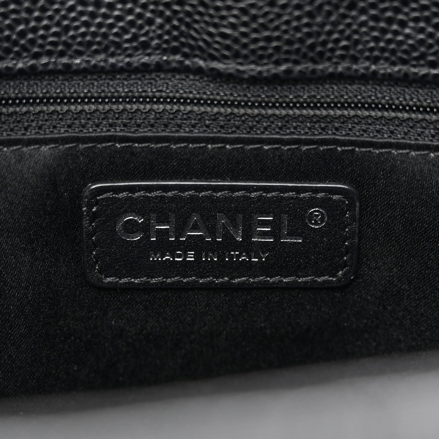 Chanel Caviar Quilted Grand Shopping Tote GST Black 6 of 14