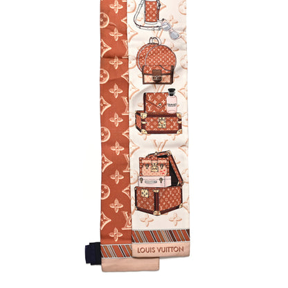 Louis Vuitton Silk Monogram Fall For You Bandeau Brown 2 of 7