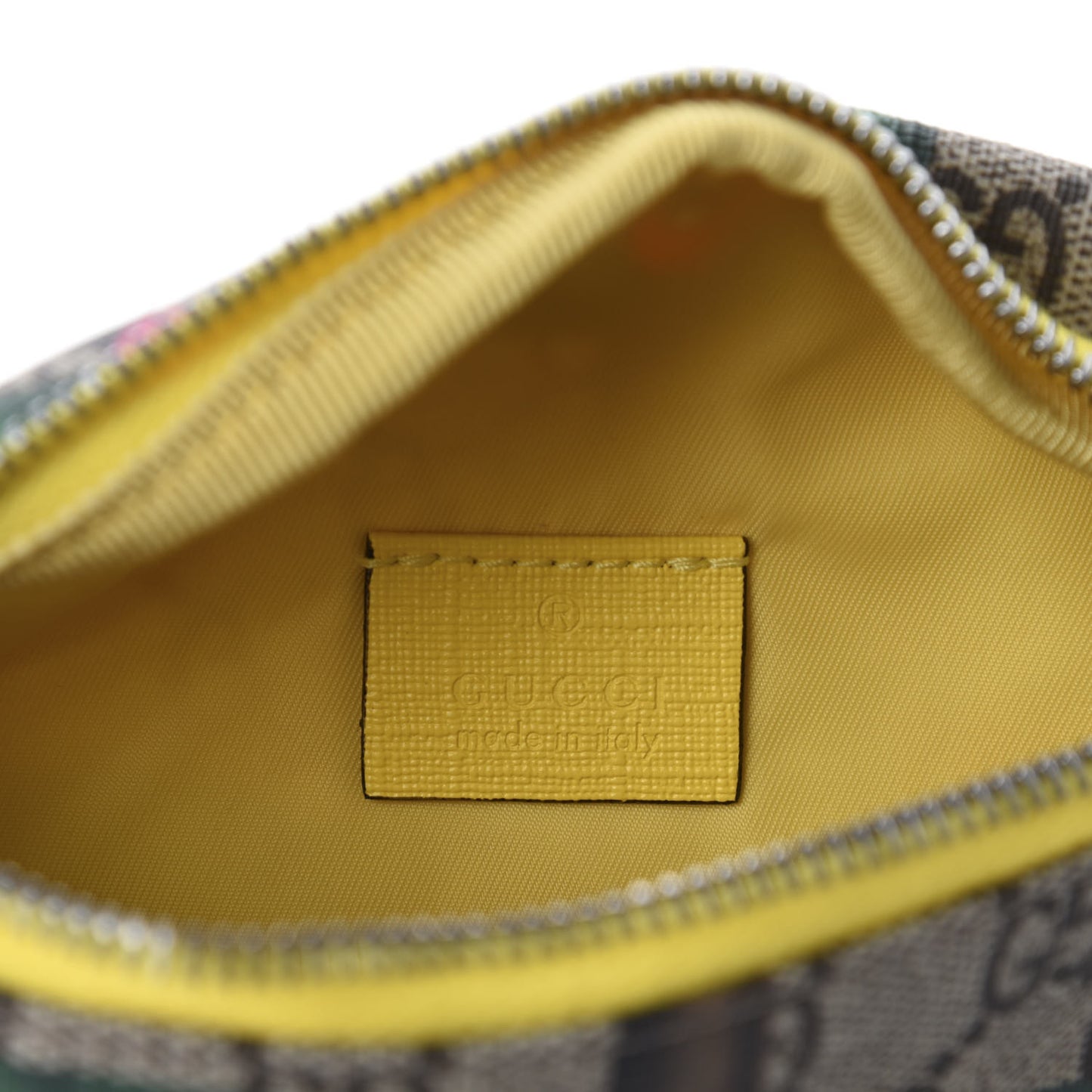 GG Supreme Monogram Smiling Plants Childrens Belt Bag Multicolor