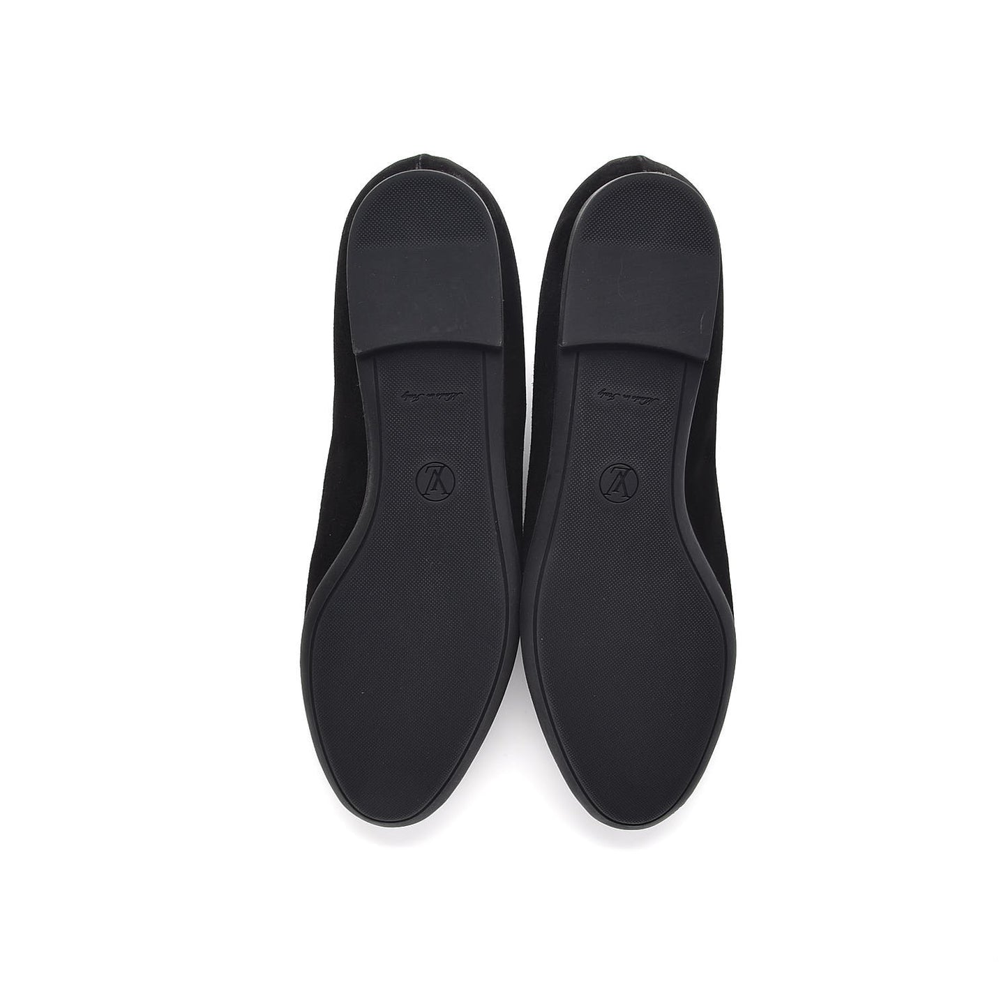 Suede Uniformes Ballet Flats 37 Black