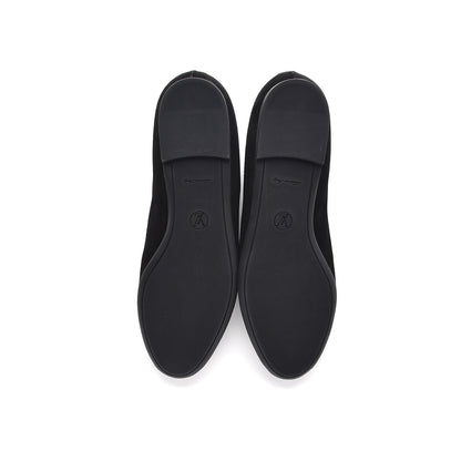 Louis Vuitton Suede Uniformes Ballet Flats 37 Black 7 of 10