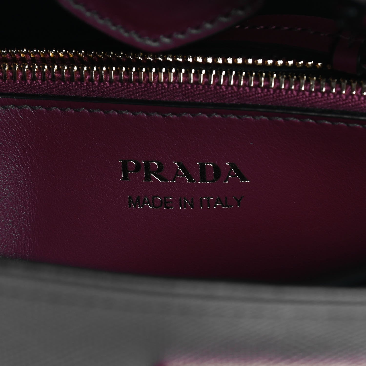 Prada Saffiano Cuir Small Matinee Tote Cherry Black 6 of 11