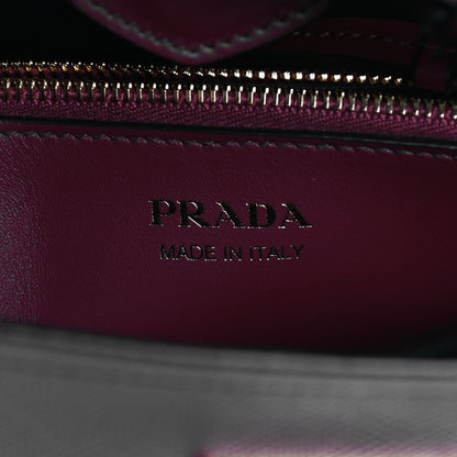 Prada Saffiano Cuir Small Matinee Tote Cherry Black 6 of 11