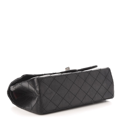Chanel Aged Calfskin Quilted 2.55 Reissue 225 Flap Black 4 of 10