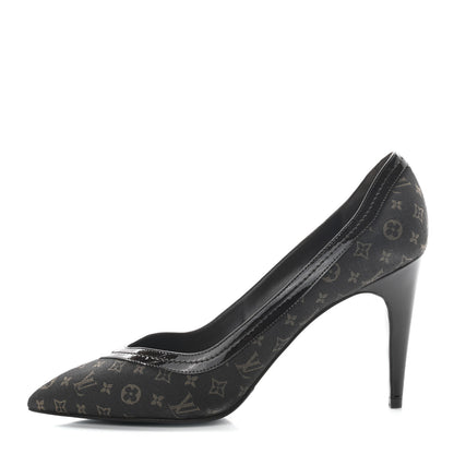 Louis Vuitton Mini Monogram Luxembourg Pumps 40 Brown 1 of 8