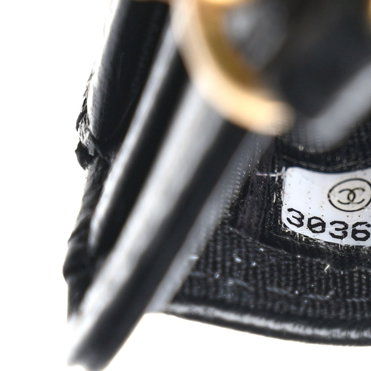 Shiny Goatskin Quilted Chanel 19 Card Holder On Chain Black