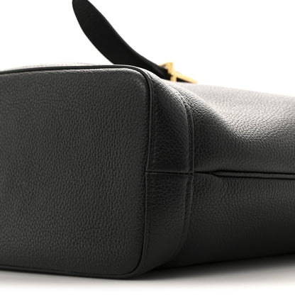 Celine Soft Grained Calfskin Medium Bucket Bag Black 10 of 13