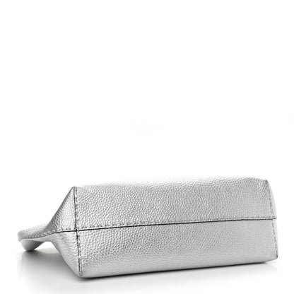 Fendi Cuoio Romano Lux Selleria Carla Shopping Tote Argento 5 of 12
