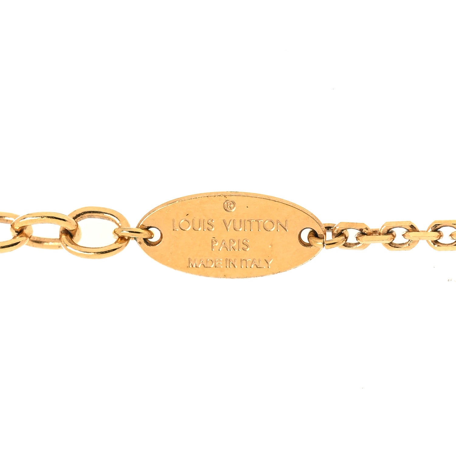 Louis Vuitton Metal Blooming Supple Necklace Gold 5 of 6