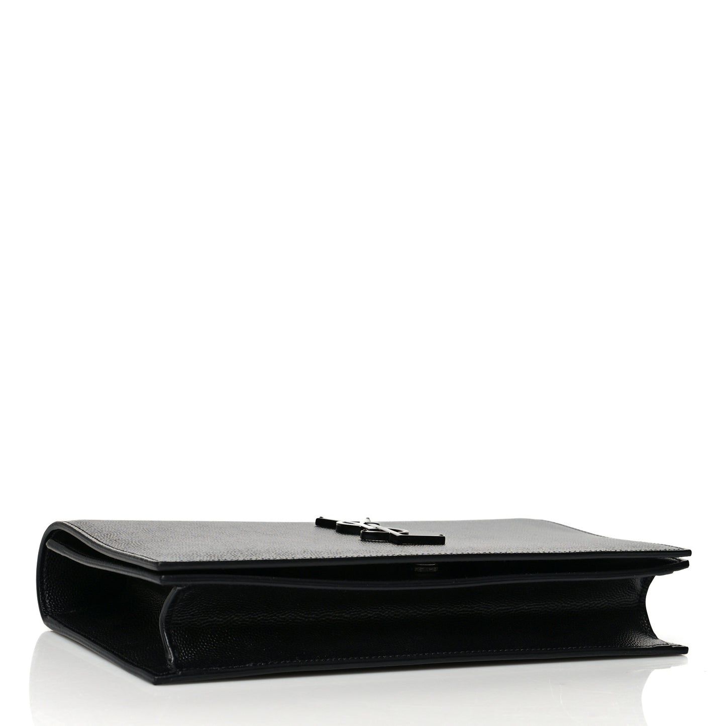 Grain De Poudre Classic Monogram Kate Clutch Black