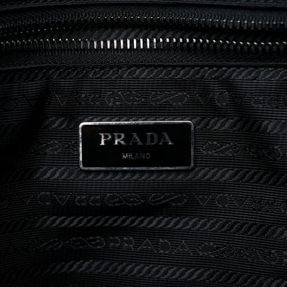 Prada Nylon Tessuto Saffiano Robot Tote Bag Black 6 of 14