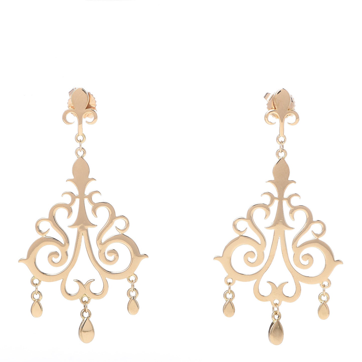 18K Yellow Gold Enchant Chandelier Earrings