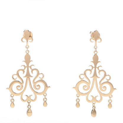 Tiffany 18K Yellow Gold Enchant Chandelier Earrings 1 of 5