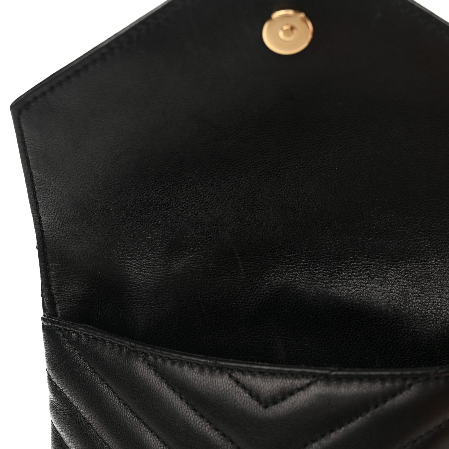 Saint Laurent Lambskin Quilted Double Flap Bag Black 12 of 12