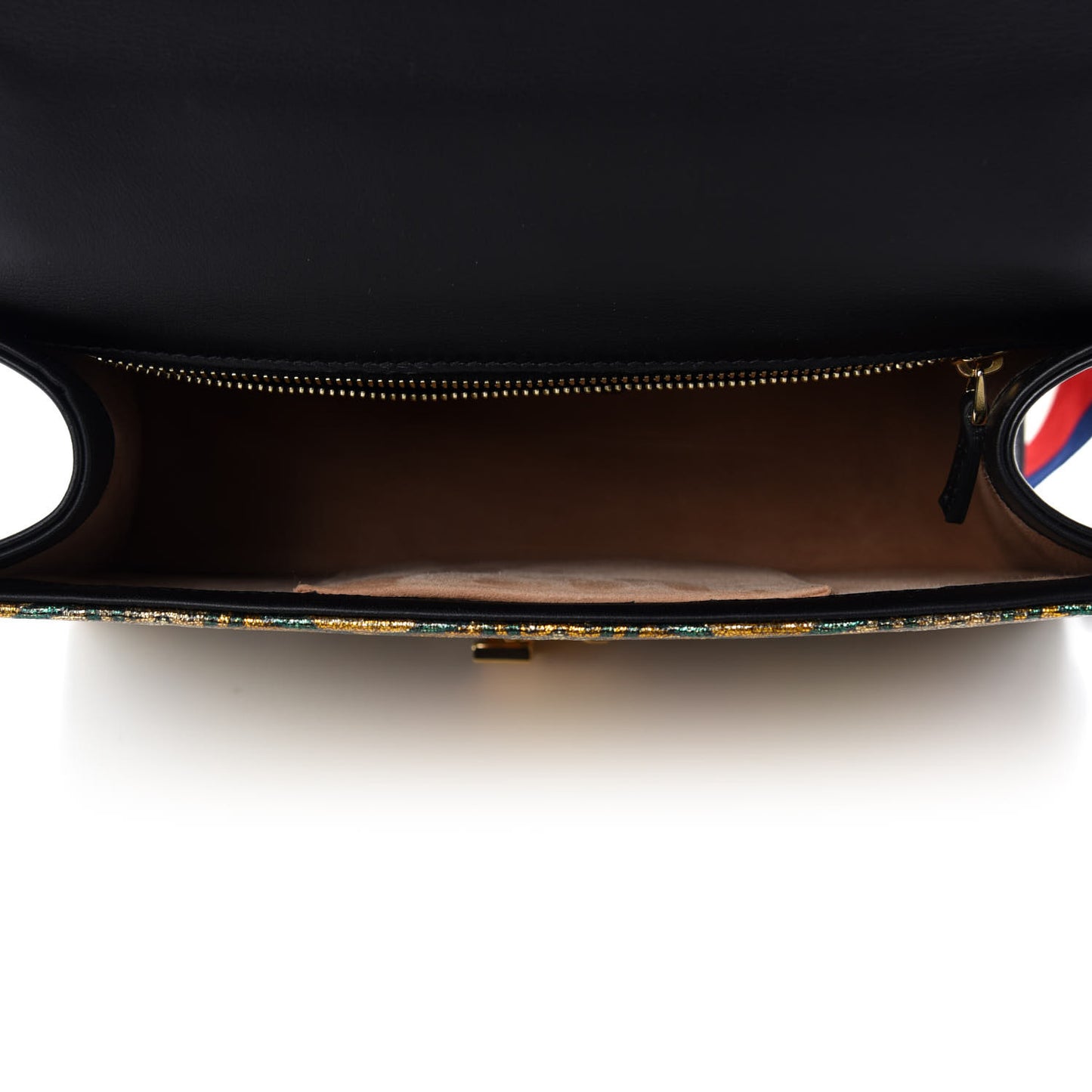 Iridescent Brocade Small Sylvie Shoulder Bag Gold