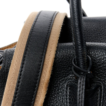 MCM Grained Calfskin Medium Milla Tote Black 16 of 18