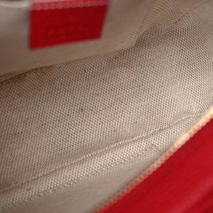 Gucci Pebbled Calfskin Small Soho Disco Bag Tabasco Red 14 of 17