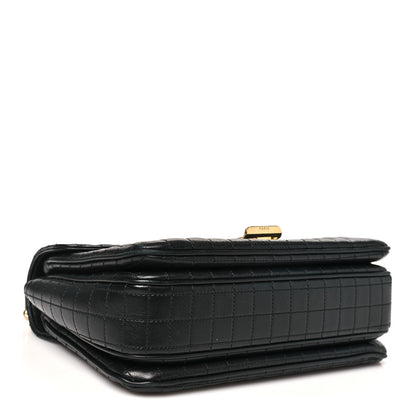 Celine Calfskin Quilted Medium C Bag Black 4 of 9