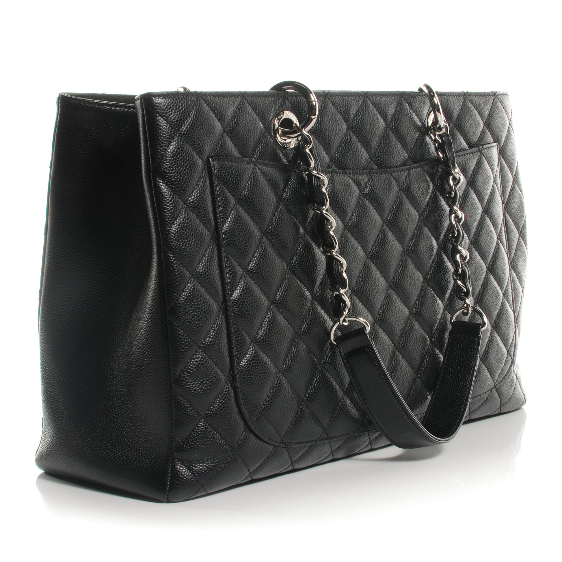 Chanel Caviar XL Grand Shopping Tote GST Black 3 of 8