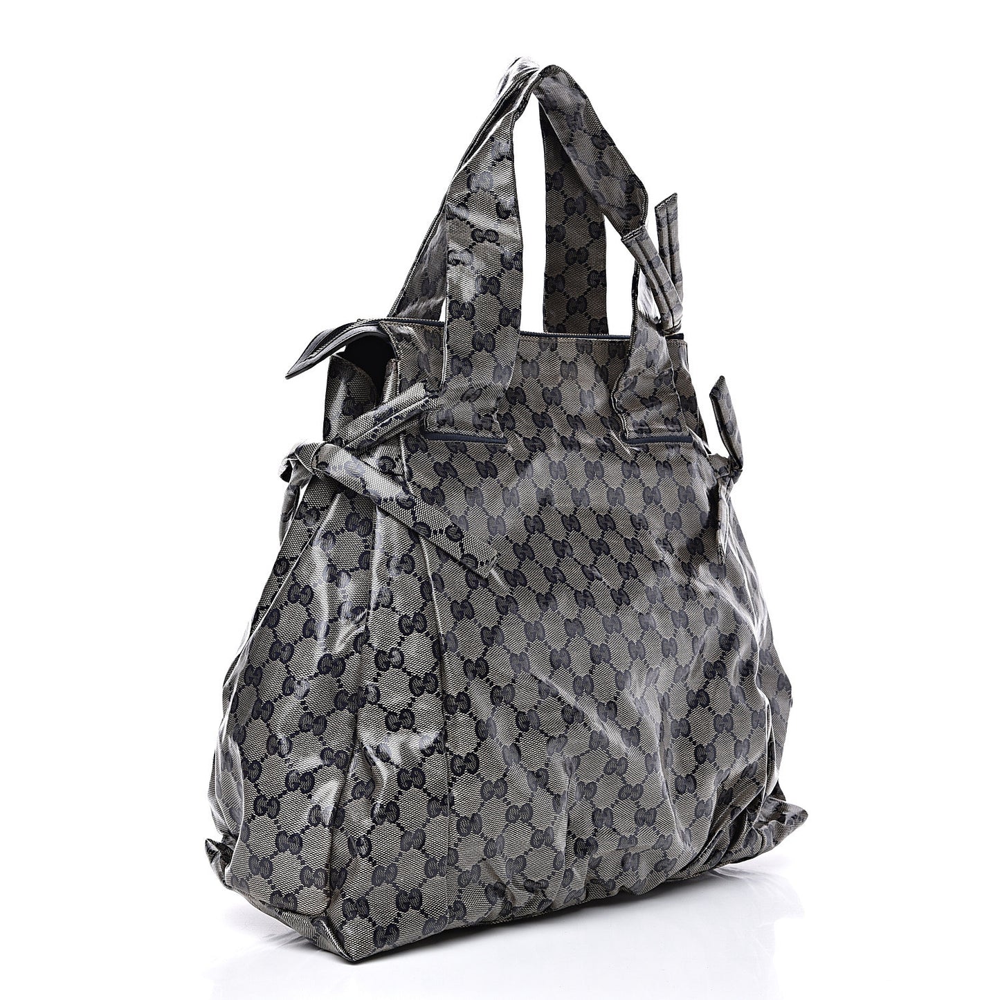Crystal Monogram Hysteria Tote Navy Blue