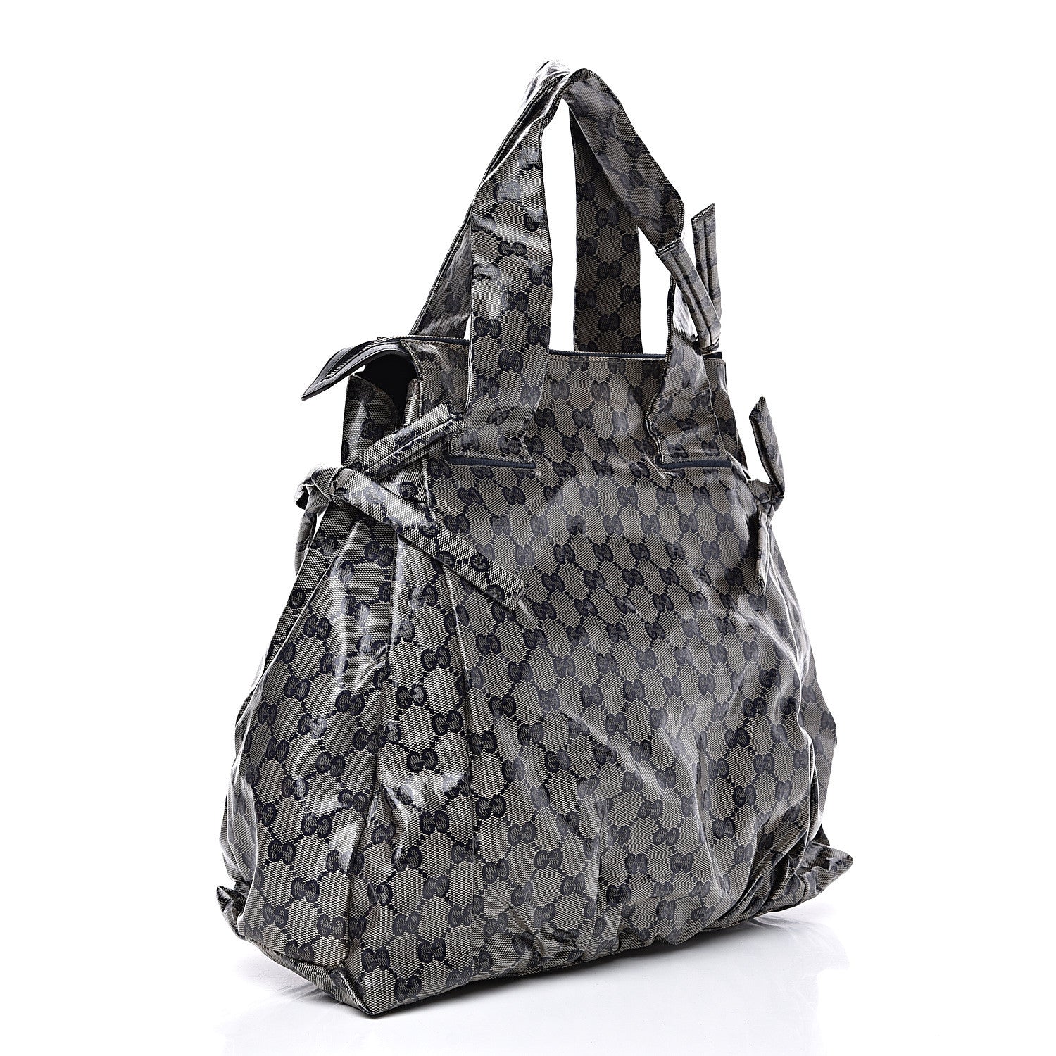 Gucci Crystal Monogram Hysteria Tote Navy Blue 2 of 10