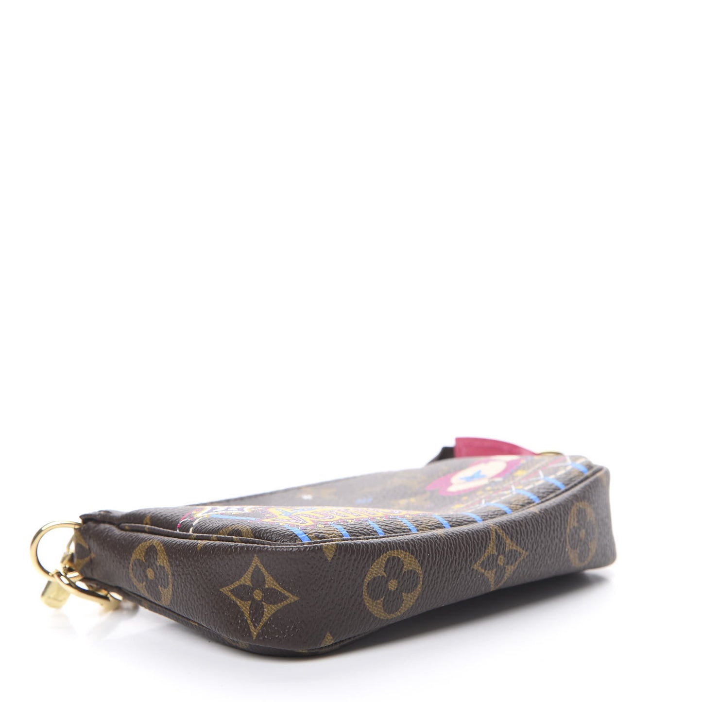 Monogram 2020 Christmas Animation Roller Coaster Mini Pochette Accessories Pivoine