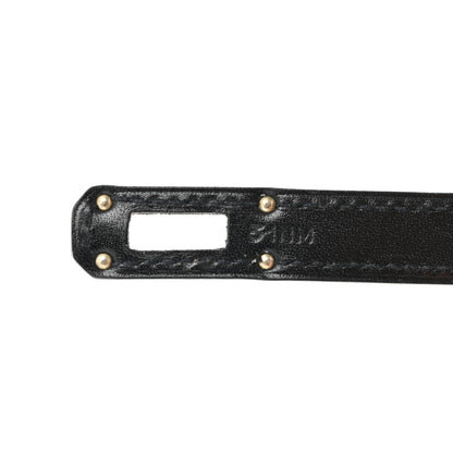 Hermes Box Kelly Longue Wallet Black 7 of 8