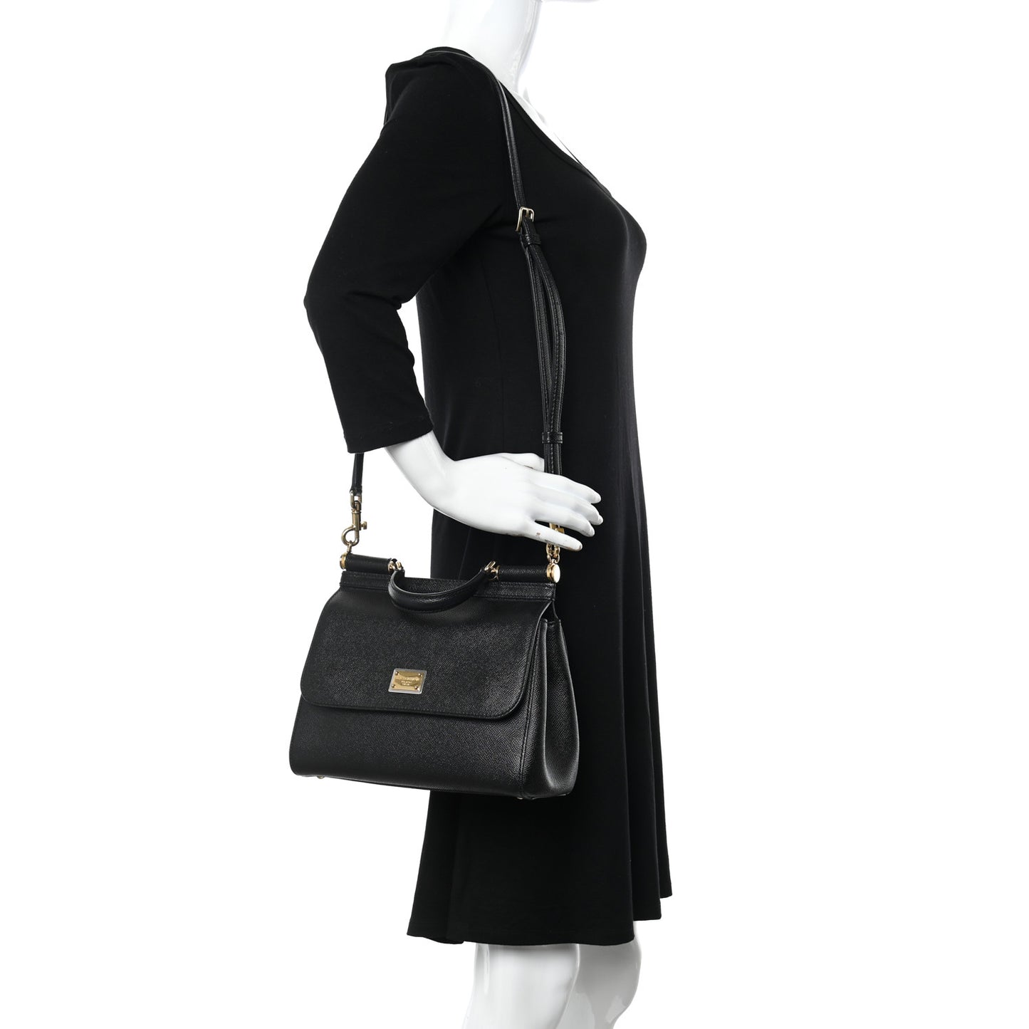 Dauphine Small Miss Sicily Satchel Black