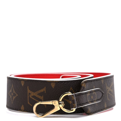 Louis Vuitton Monogram Bandouliere Shoulder Strap Red 1 of 4