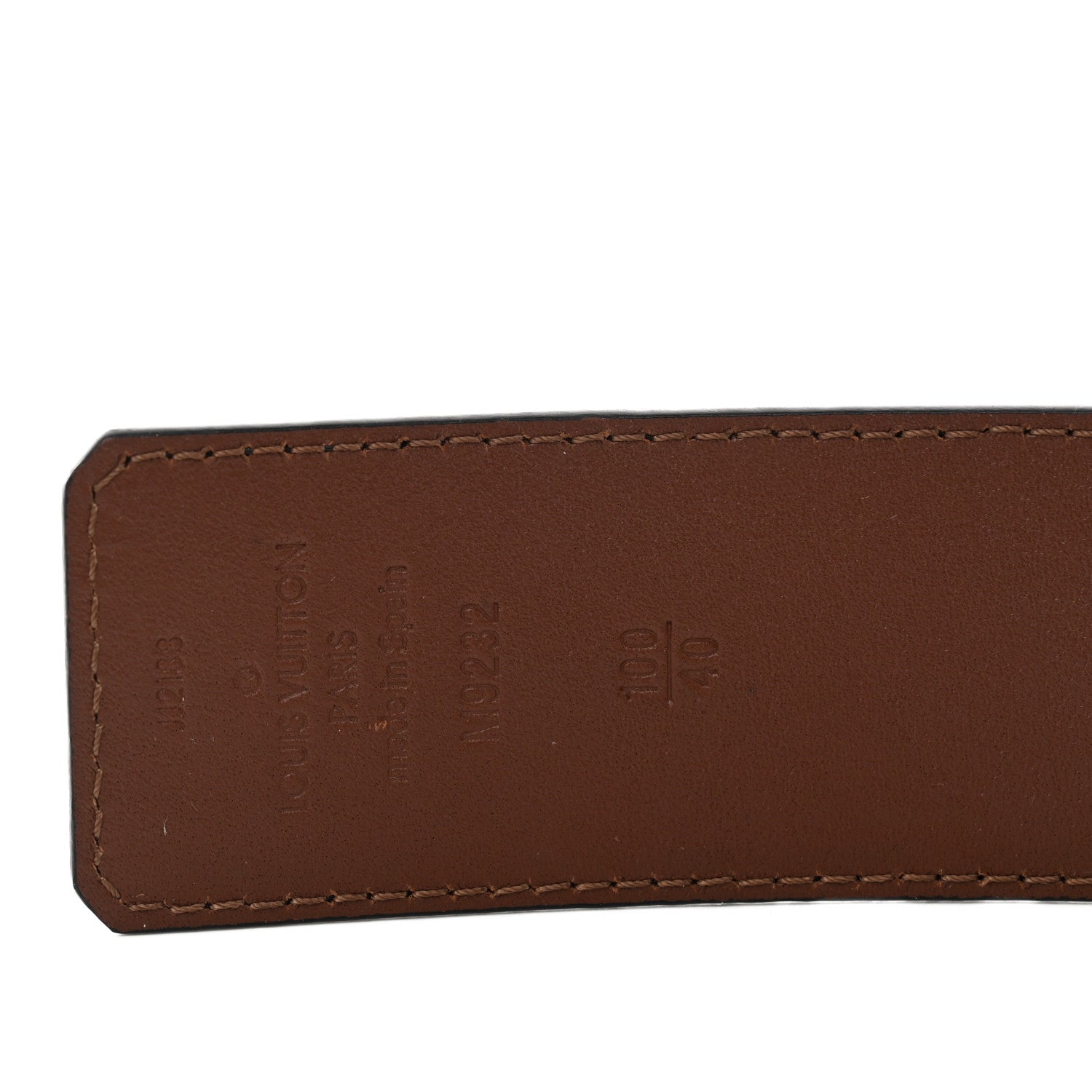 Louis Vuitton Calfskin 40mm LV Pyramide Reversible Belt 100 40 Black 4 of 5