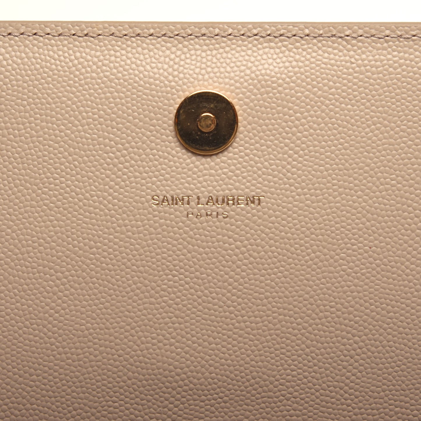 Grain De Poudre Classic Monogram Cassandre Clutch Nude