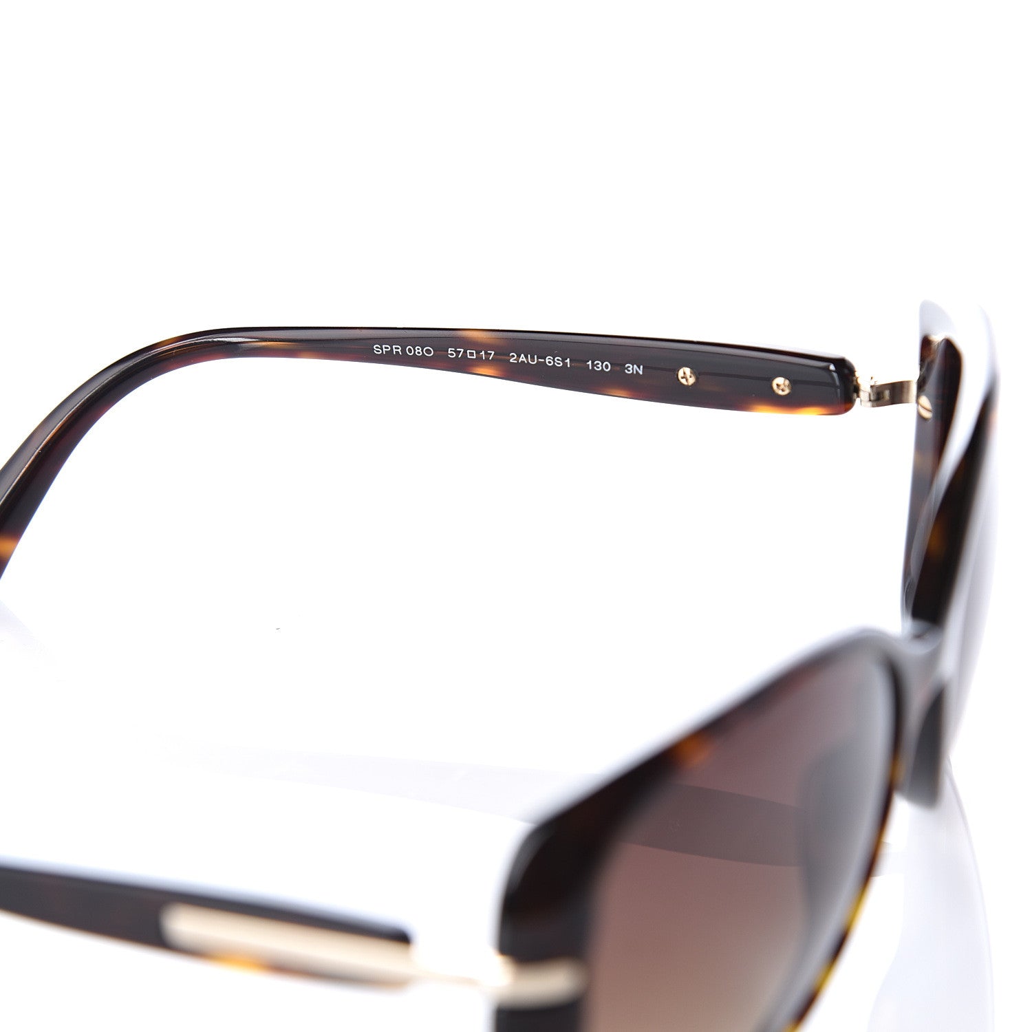 Prada Square Sunglasses SPR 08O Tortoise Brown 6 of 8