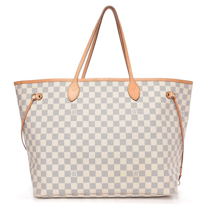 Louis Vuitton Damier Azur Neo Neverfull GM Rose Ballerine 3 of 13