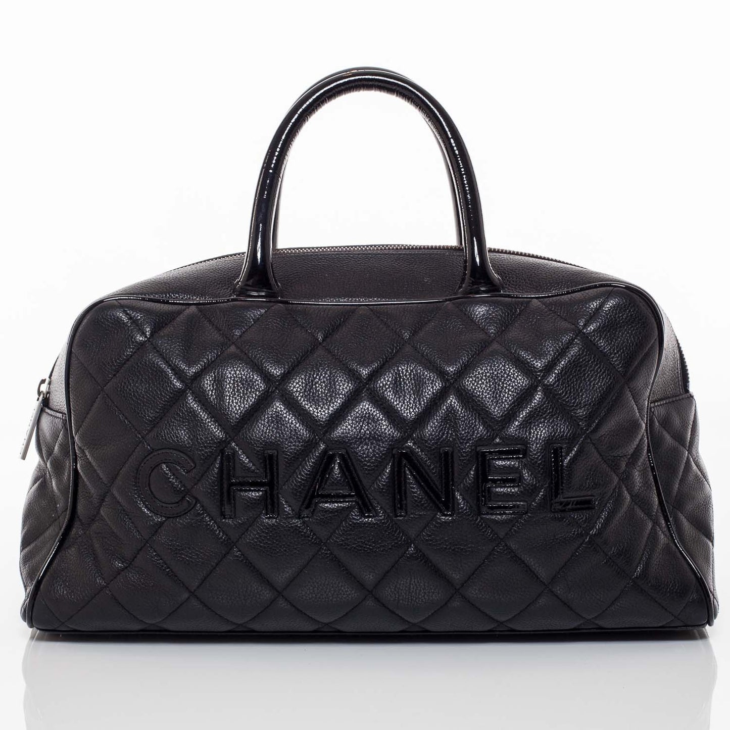 Caviar Quilted Boston Black