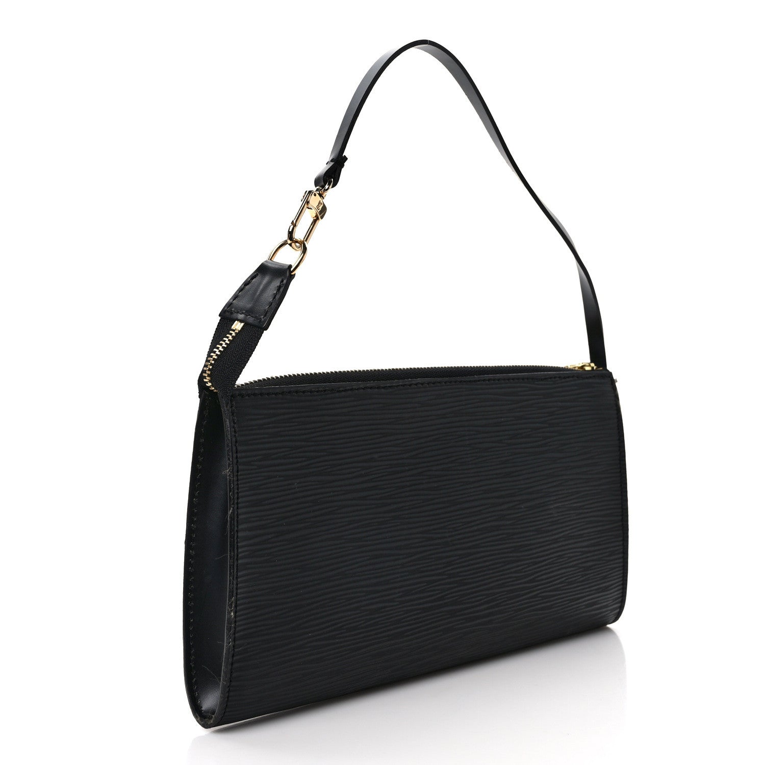 Louis Vuitton Epi Pochette Accessories 24 Black 3 of 11