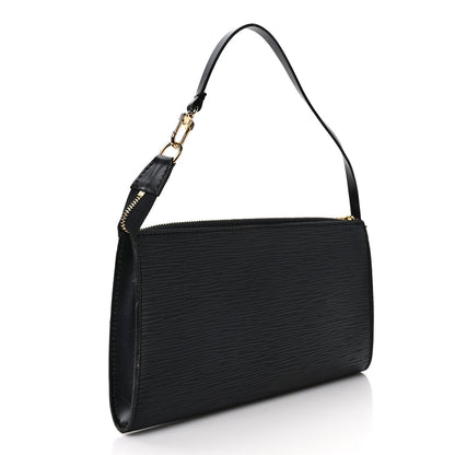 Louis Vuitton Epi Pochette Accessories 24 Black 3 of 11