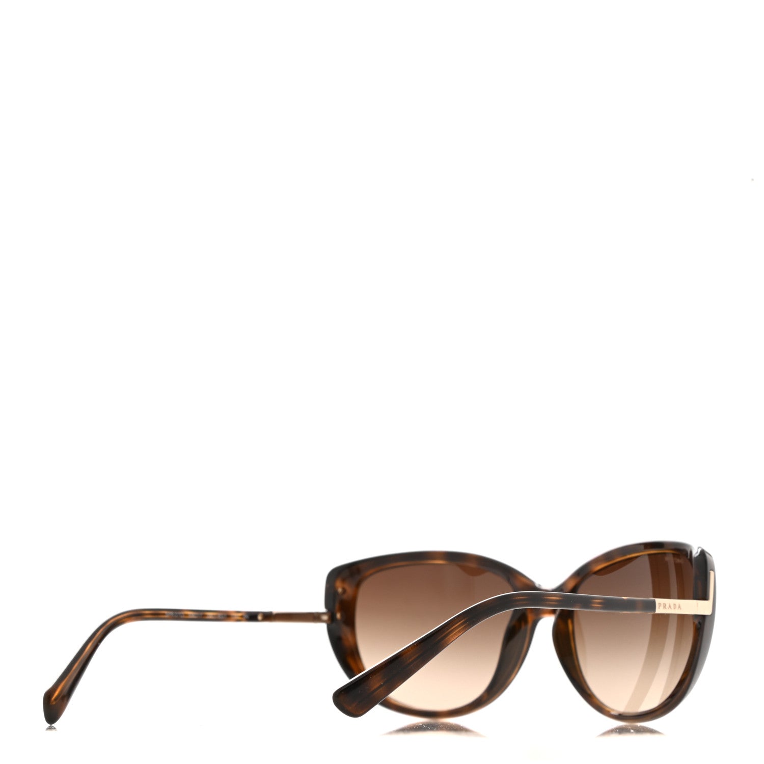 Prada Acetate Square Sunglasses SPR 07O Tortoise 4 of 9