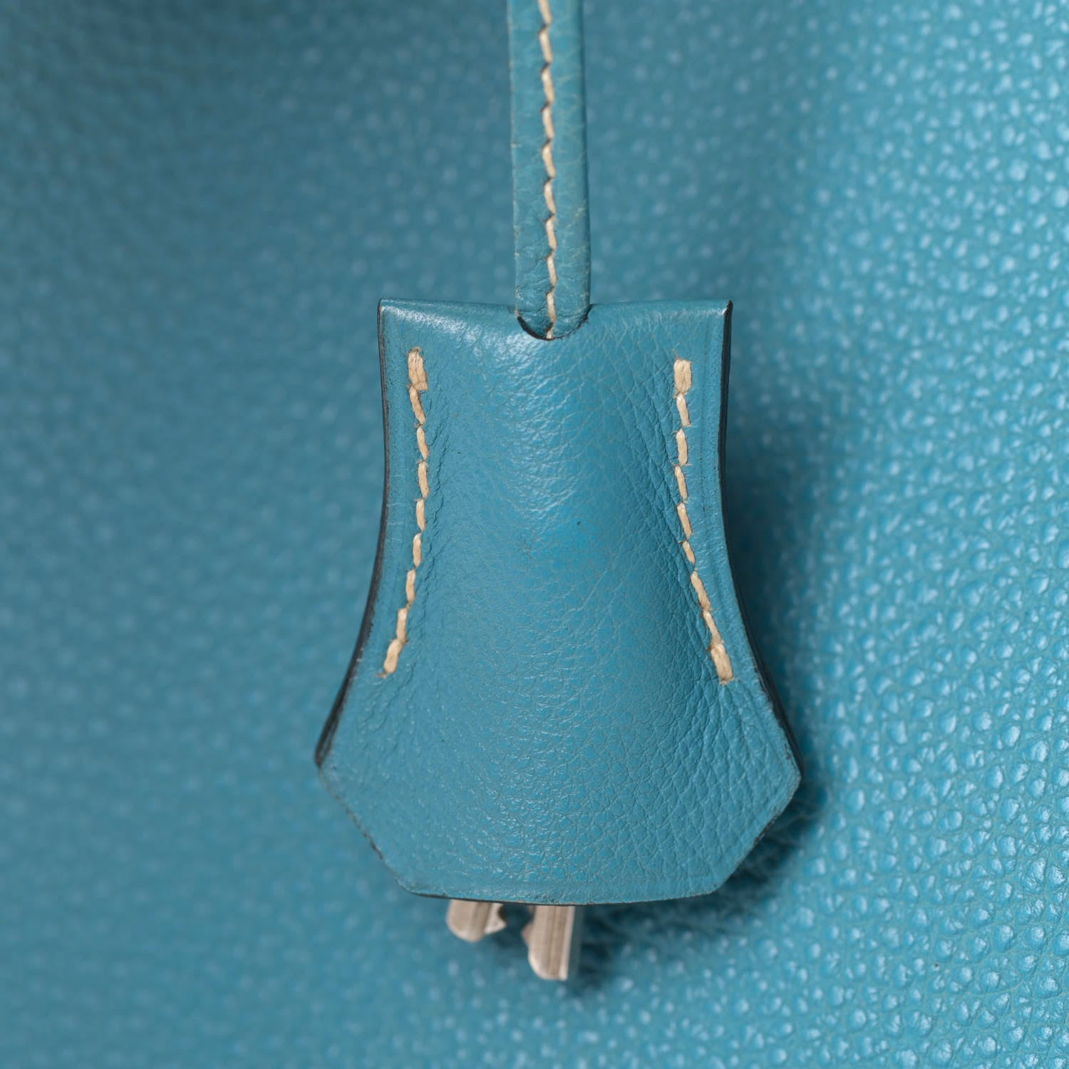 Hermes Taurillon Clemence Birkin 30 Blue Jean 29 of 46