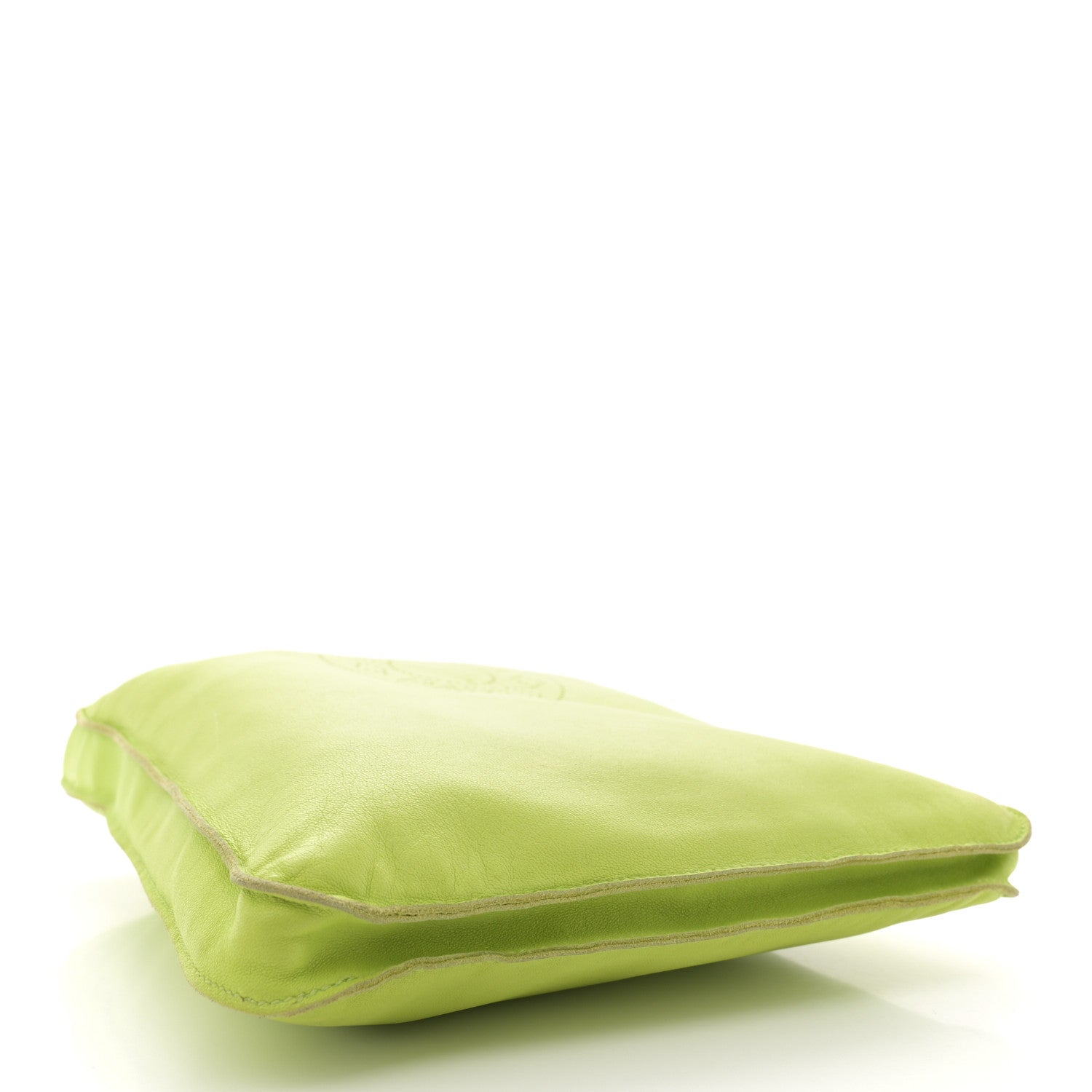 Hermes Lambskin Clou De Selle Pouch Kiwi 4 of 12