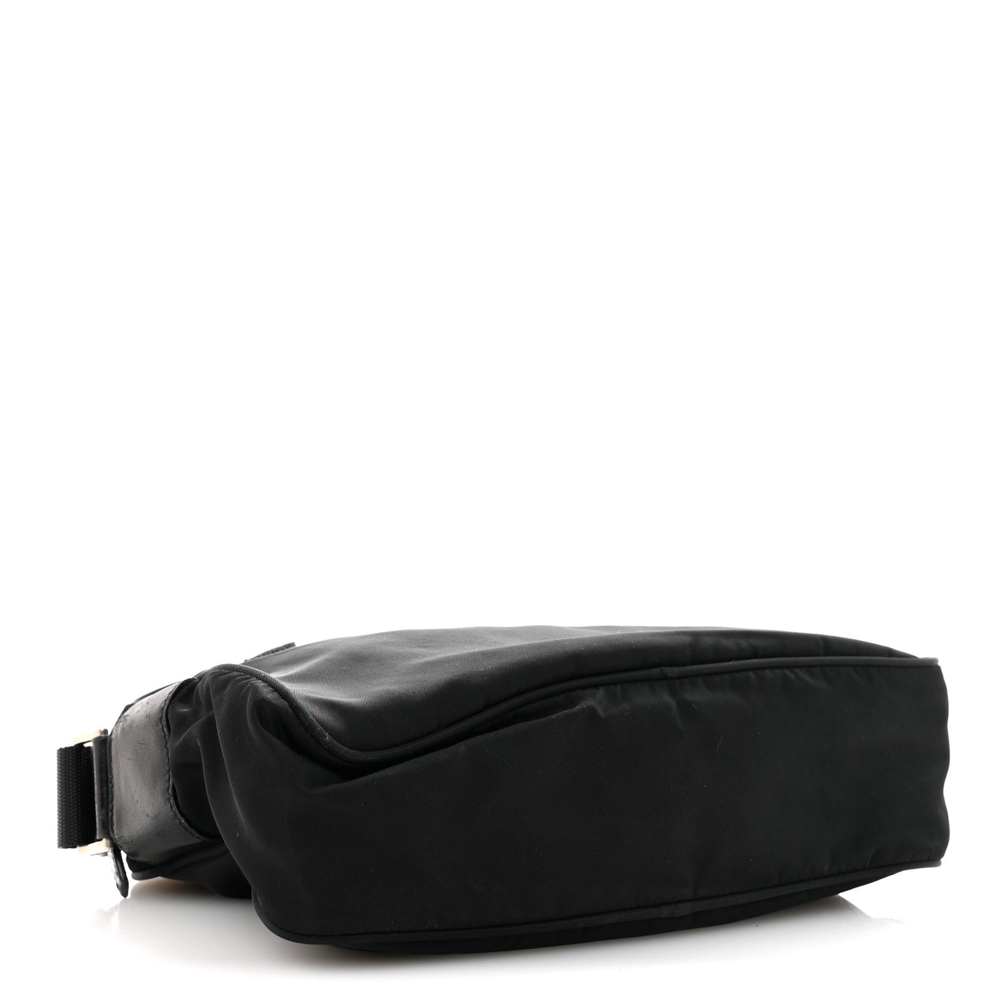 Nylon Vela Messenger Bag Black