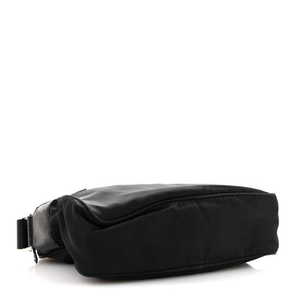 Prada Nylon Vela Messenger Bag Black 4 of 13