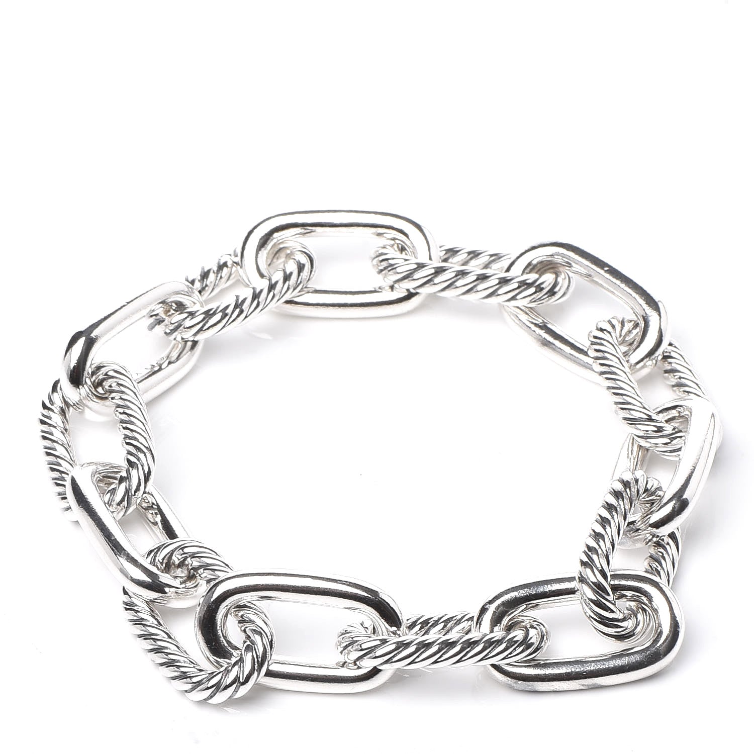 David Yurman Sterling Silver 11mm Madison Chain Bracelet 1 of 5