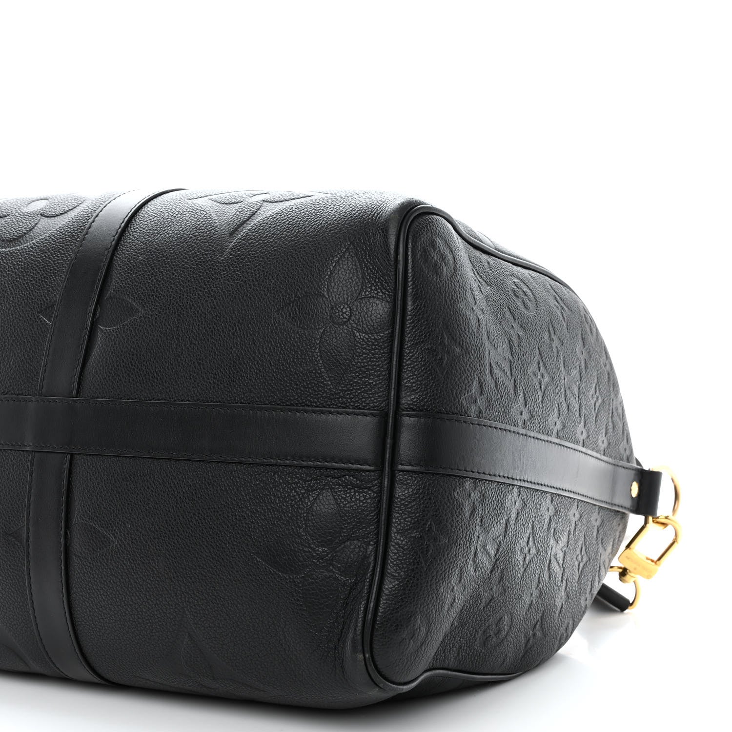 Louis Vuitton Empreinte Monogram Giant Keepall Bandouliere 45 Black 9 of 9