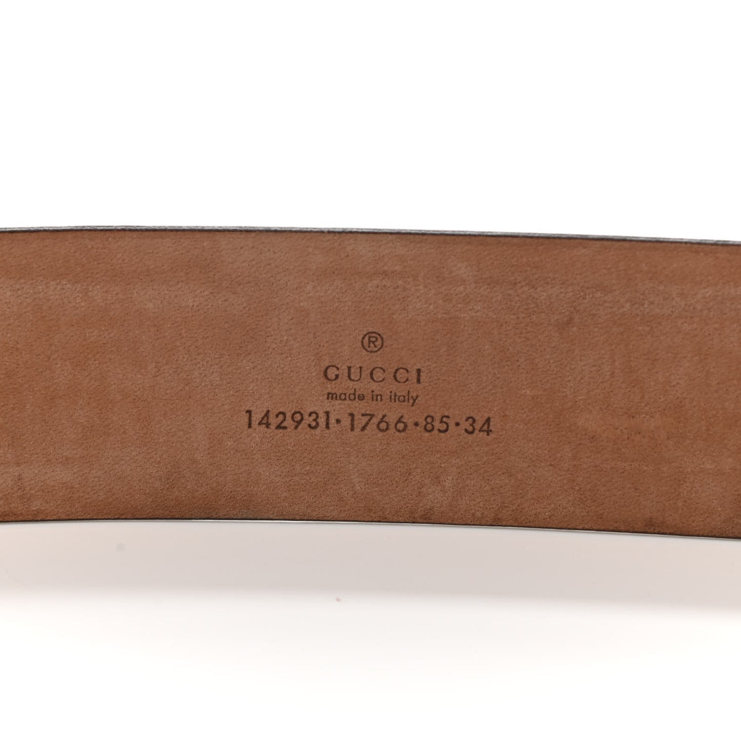 Guccissima Interlocking G Belt 85 34 Off White