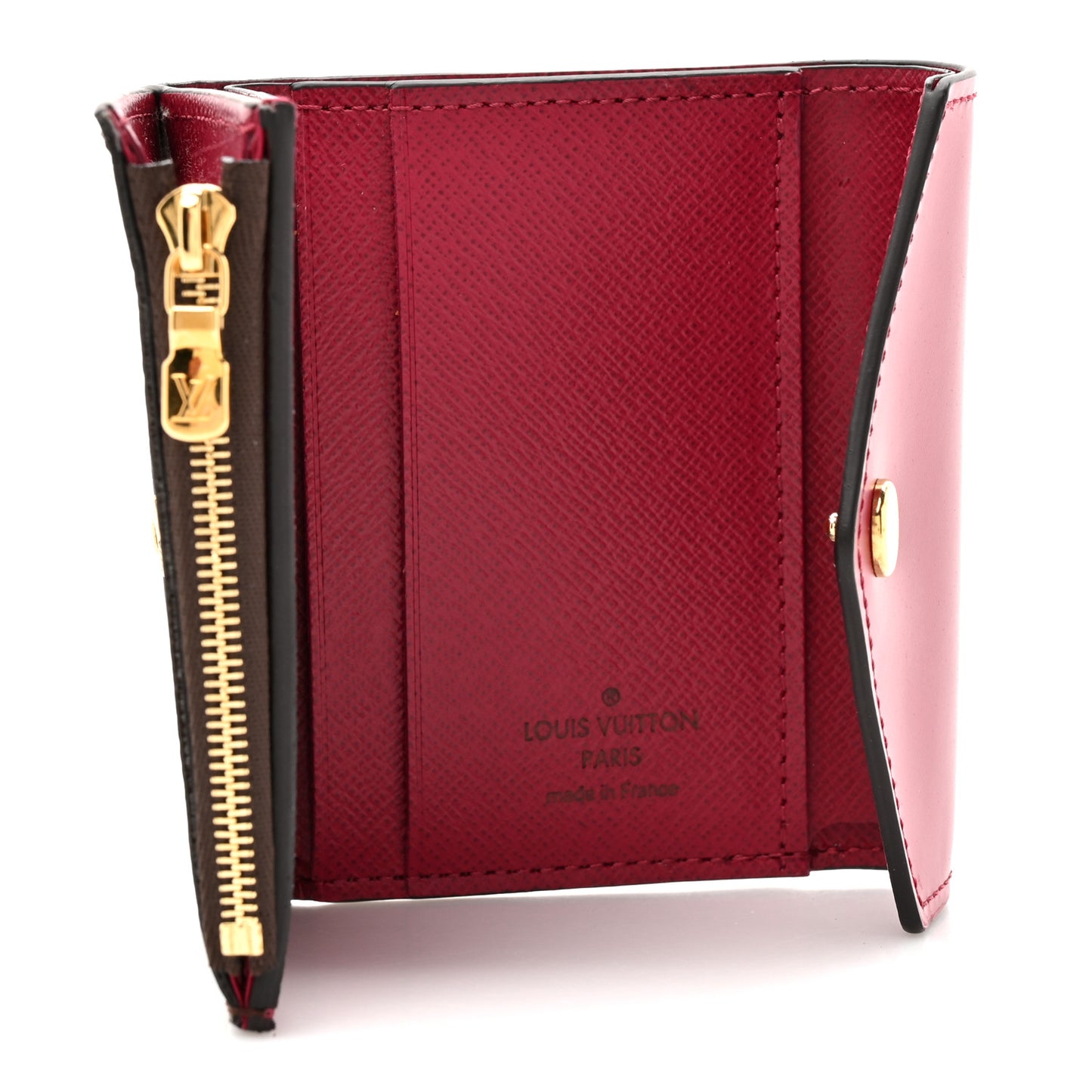 Monogram Zoe Wallet Fuchsia