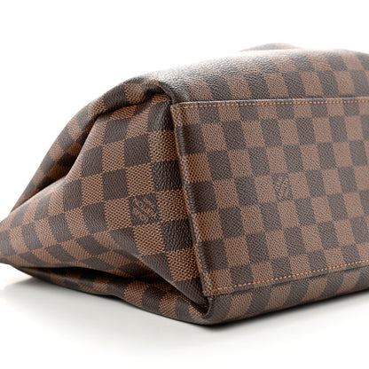 Louis Vuitton Damier Ebene Odeon Tote MM Black 6 of 8