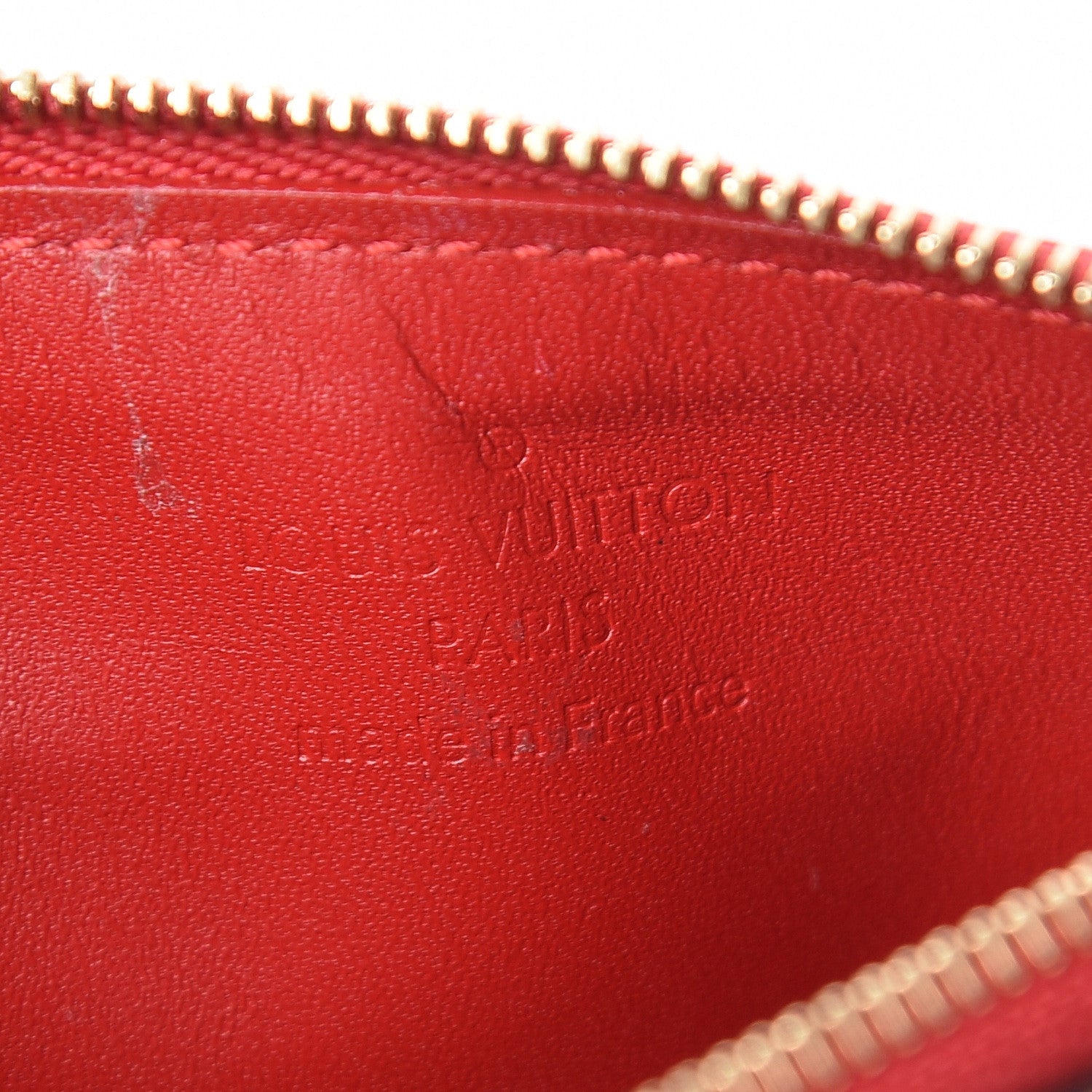 Louis Vuitton Vernis Key Pouch NM Cherry 6 of 8