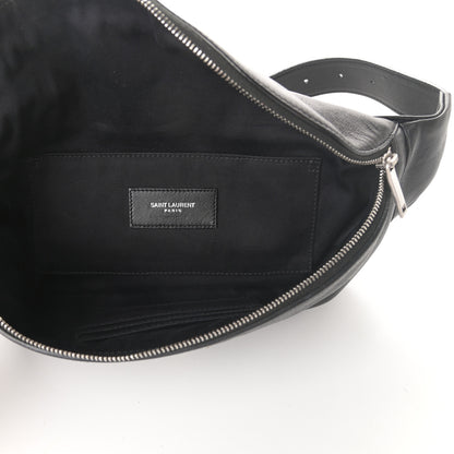 Saint Laurent Calfskin Monogram Belt Bag Black 5 of 9